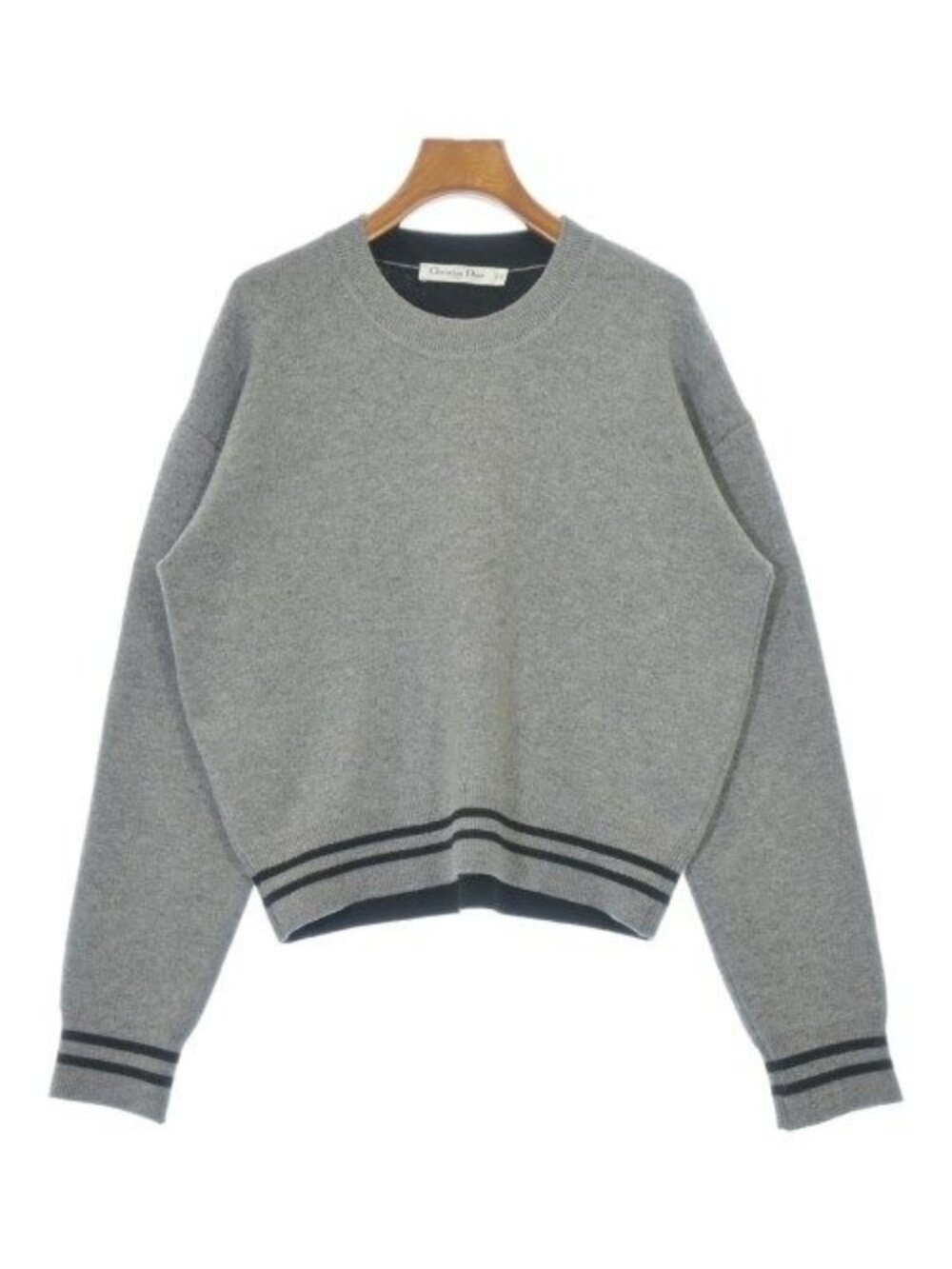 Dior Knit Sweater Gray